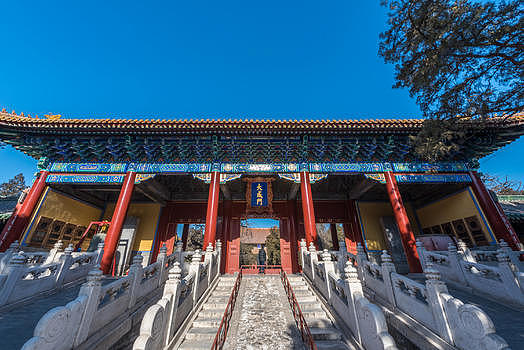 北京孔庙古建筑图片素材免费下载
