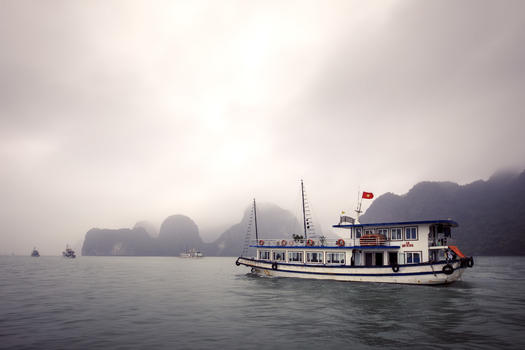 越南下龙湾风光图片素材免费下载
