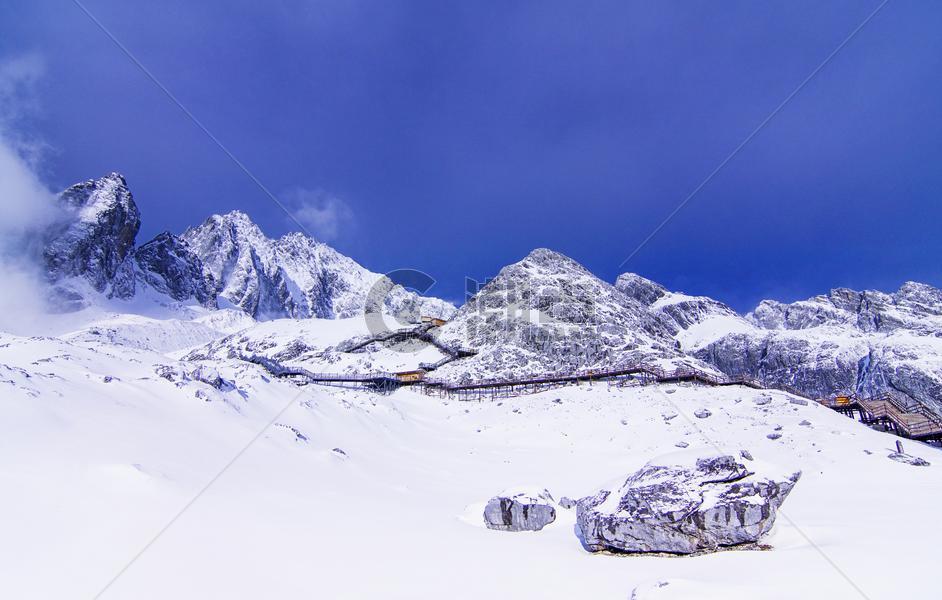 丽江玉龙雪山冰川公园图片素材免费下载