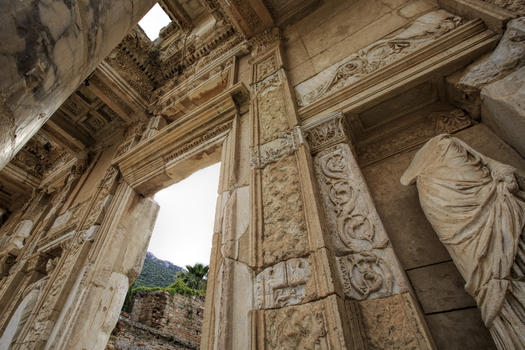 土耳其以佛所古城遗址图片素材免费下载