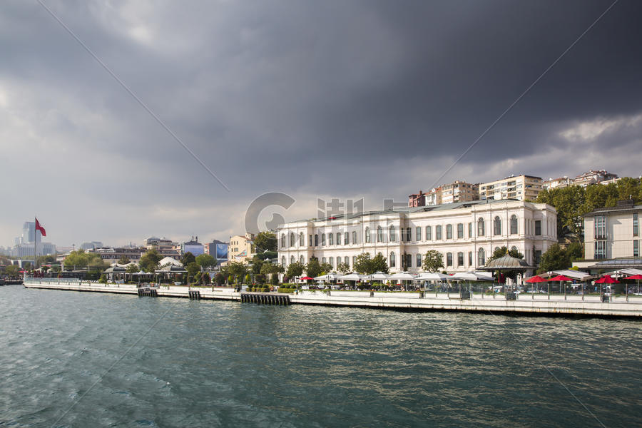 土耳其 伊斯坦布尔博斯普鲁斯海峡风光图片素材免费下载