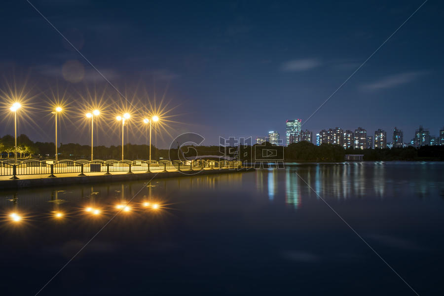 上海夜景风光图片素材免费下载