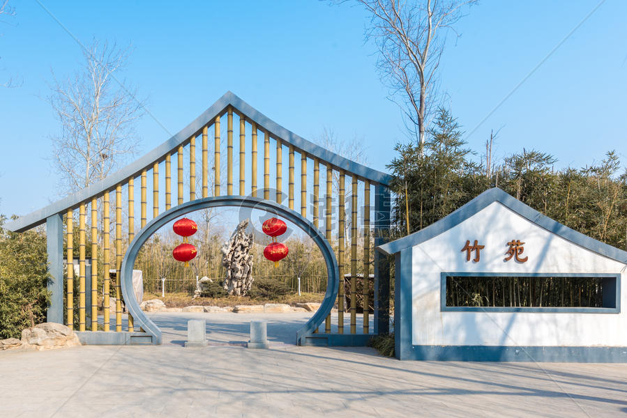 济南植物园风光图片素材免费下载