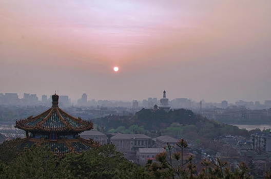 北京景山夜色图片素材免费下载