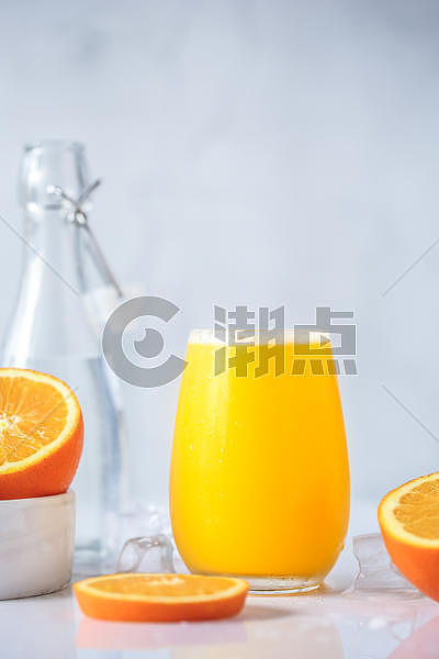 ins风日系鲜榨早餐橙汁图片素材免费下载