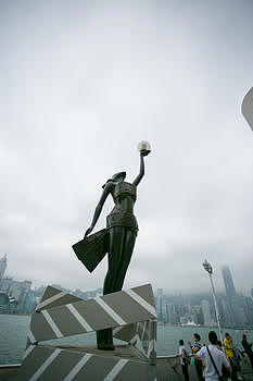 香港星光大道雕像图片素材免费下载