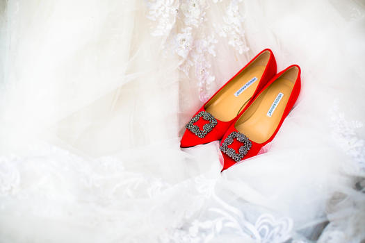 婚鞋婚纱图片素材免费下载