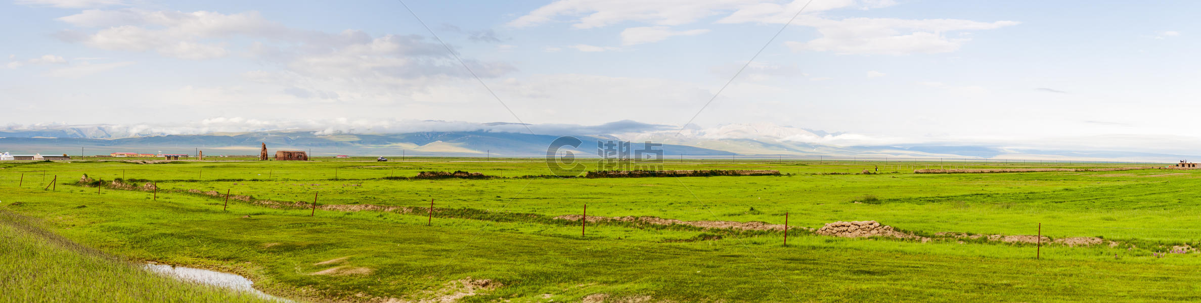新疆天山牧场全景图图片素材免费下载