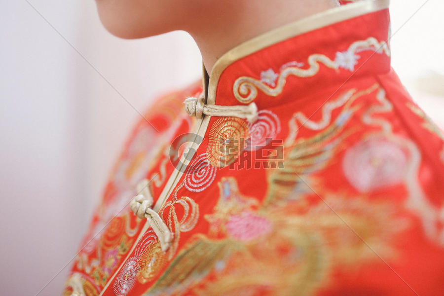 中式美丽的新娘图片素材免费下载