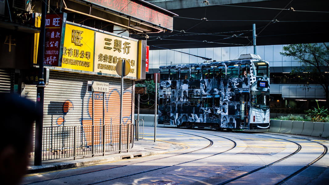 香港 有轨电车图片素材免费下载