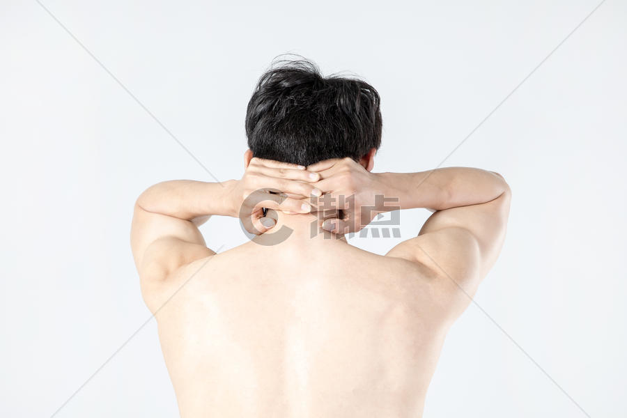 运动男性脖子疼图片素材免费下载