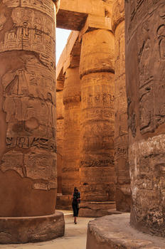 埃及卢克索卡纳克神庙图片素材免费下载