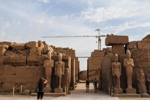 埃及卢克索卡纳克神庙图片素材免费下载
