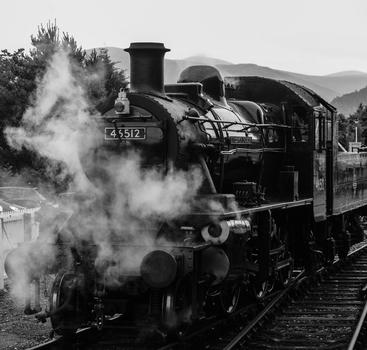 苏格兰老式蒸汽火车图片素材免费下载