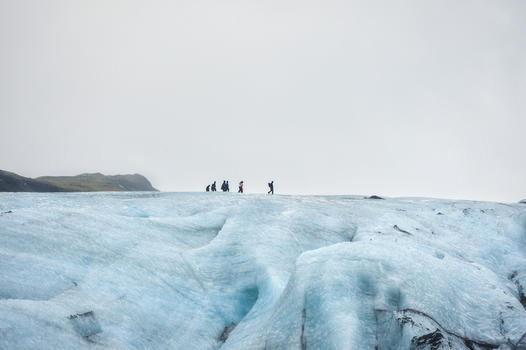 冰岛瓦特纳冰川徒步图片素材免费下载