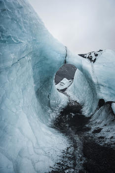 冰岛瓦特纳冰川徒步图片素材免费下载