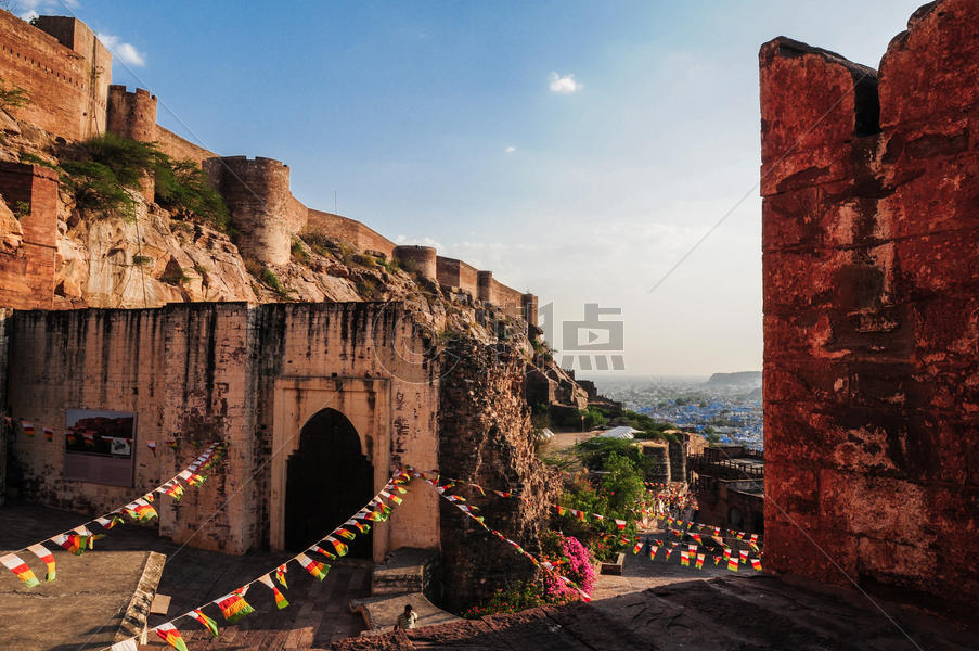 印度焦特布尔市梅兰加尔城堡图片素材免费下载