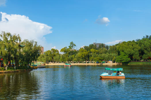 云南翠湖公园图片素材免费下载