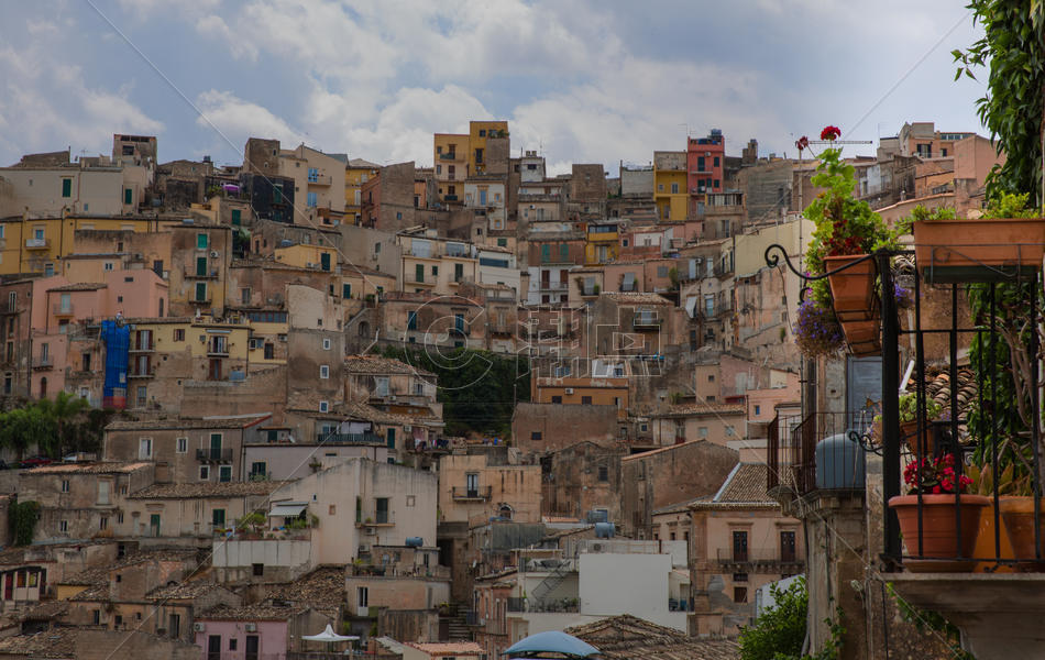 意大利西西里岛古城风光图片素材免费下载