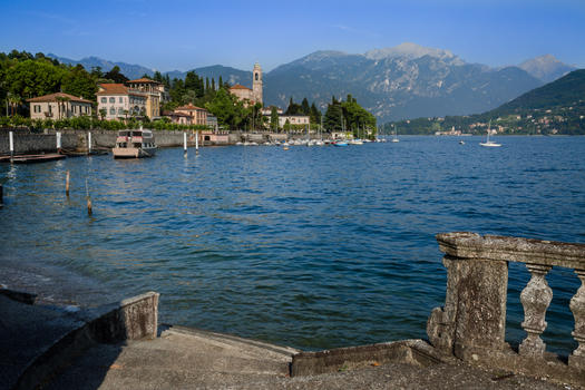 意大利北部科莫湖景区图片素材免费下载
