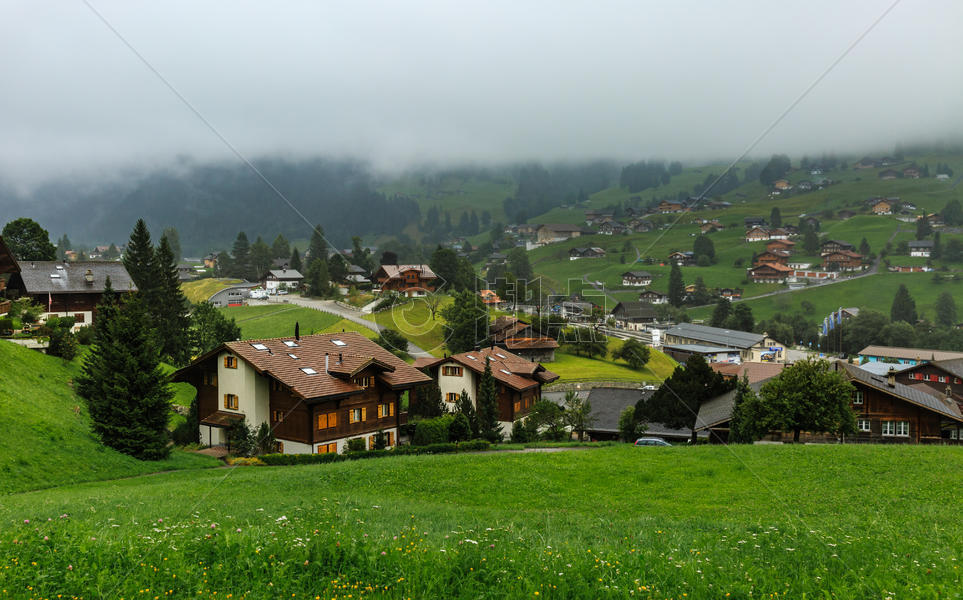 风景如画的瑞士风光图片素材免费下载