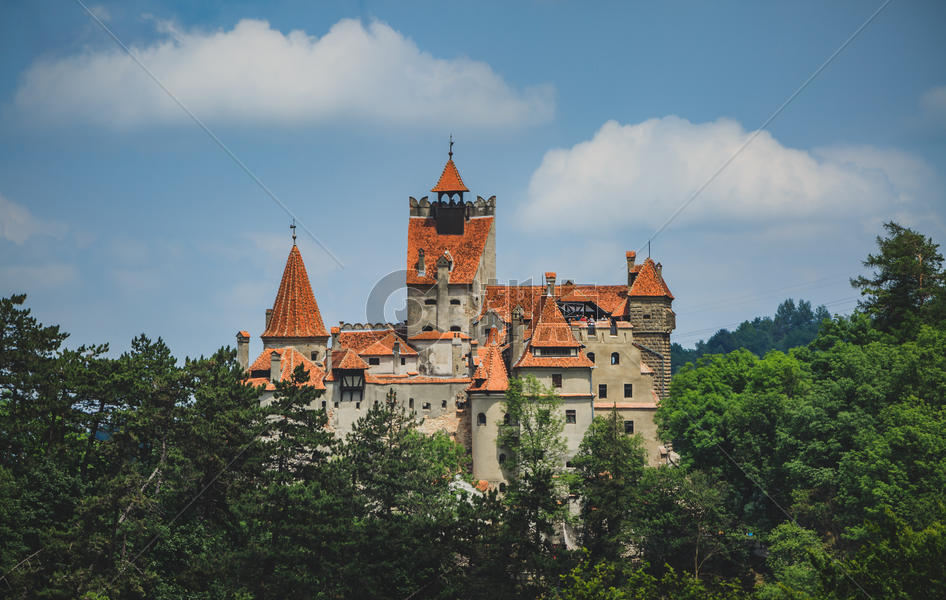 著名的罗马尼亚吸血鬼城堡图片素材免费下载