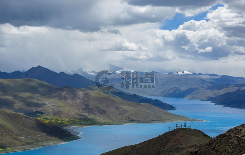 西藏羊卓雍措湖图片素材免费下载