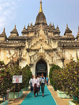 缅甸佛塔建筑图片素材免费下载