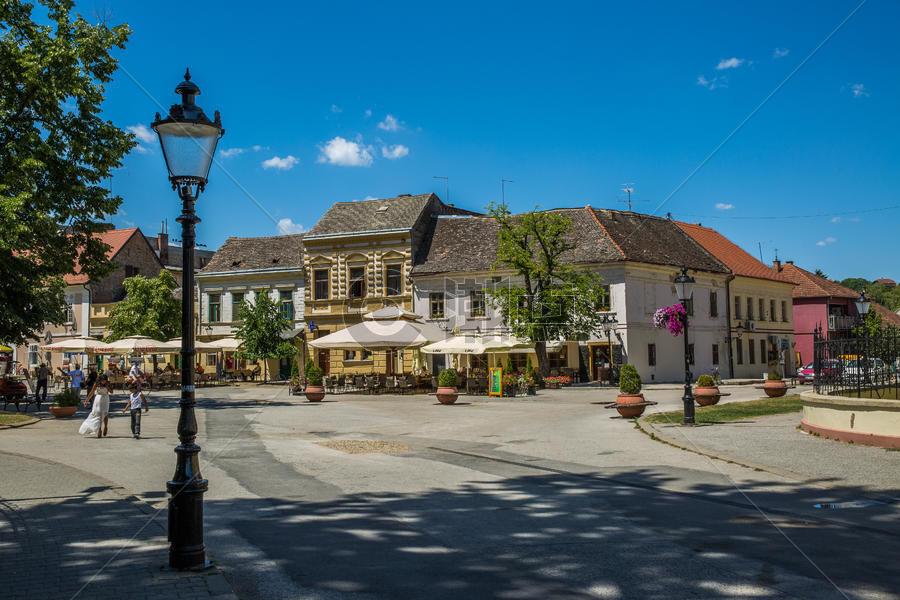 欧洲小镇街景图片素材免费下载