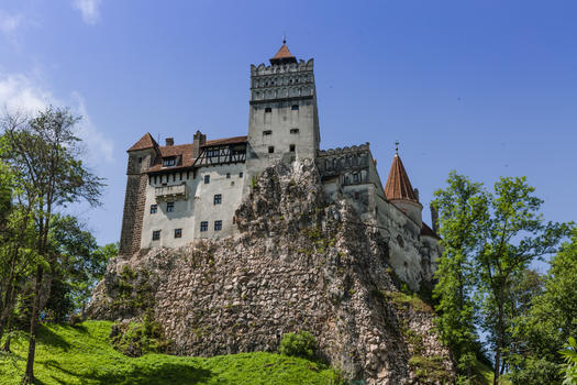 罗马尼亚吸血鬼城堡图片素材免费下载