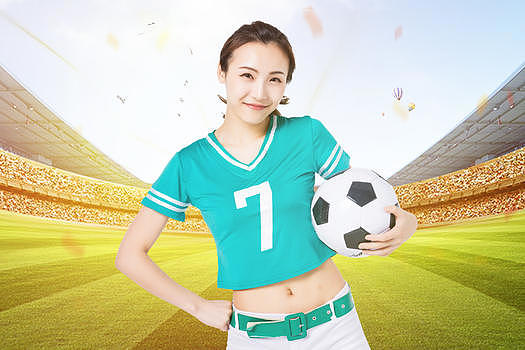 足球女孩图片素材免费下载