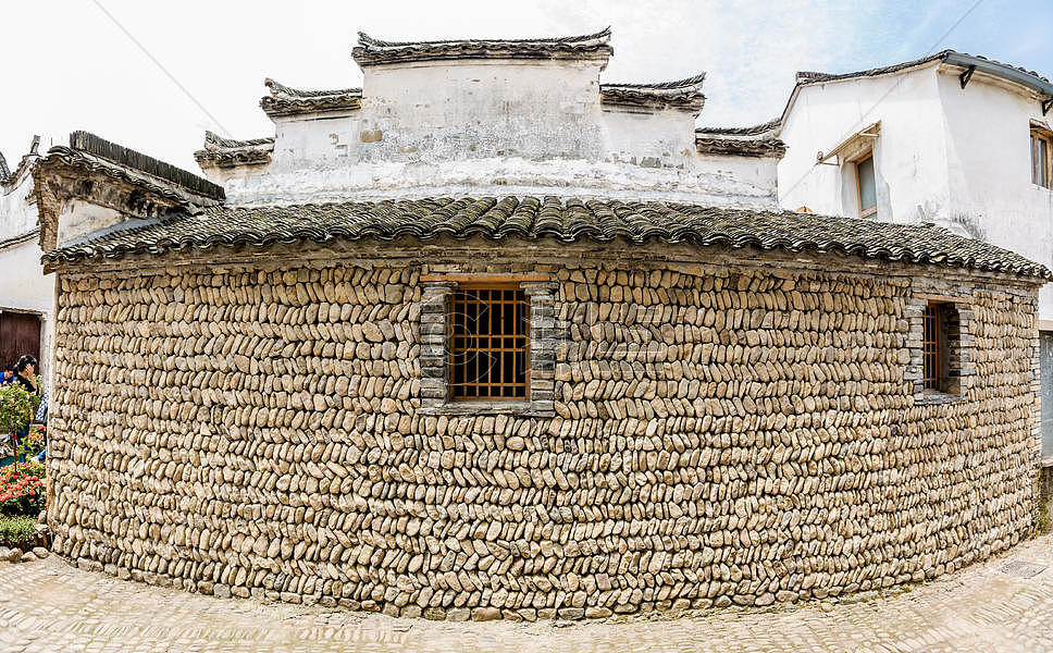 中式石墙古建筑素材图片素材免费下载