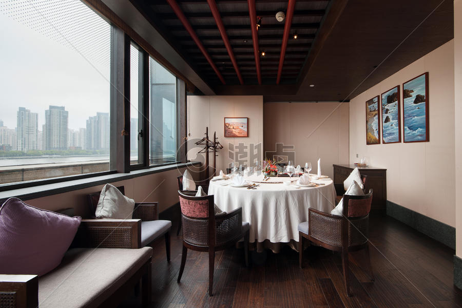 上海景观餐厅图片素材免费下载