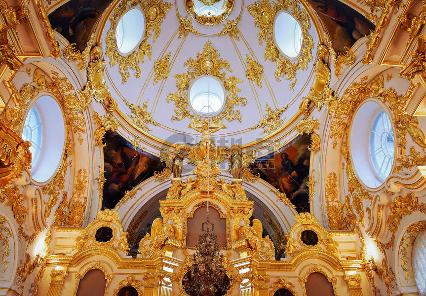 俄罗斯圣彼得堡冬宫图片素材免费下载