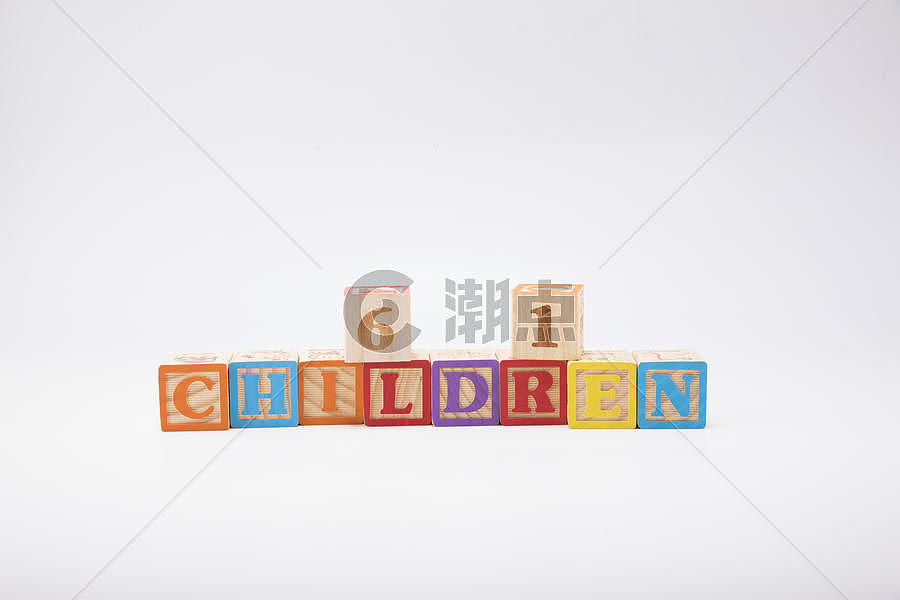 六一儿童节的积木图片素材免费下载