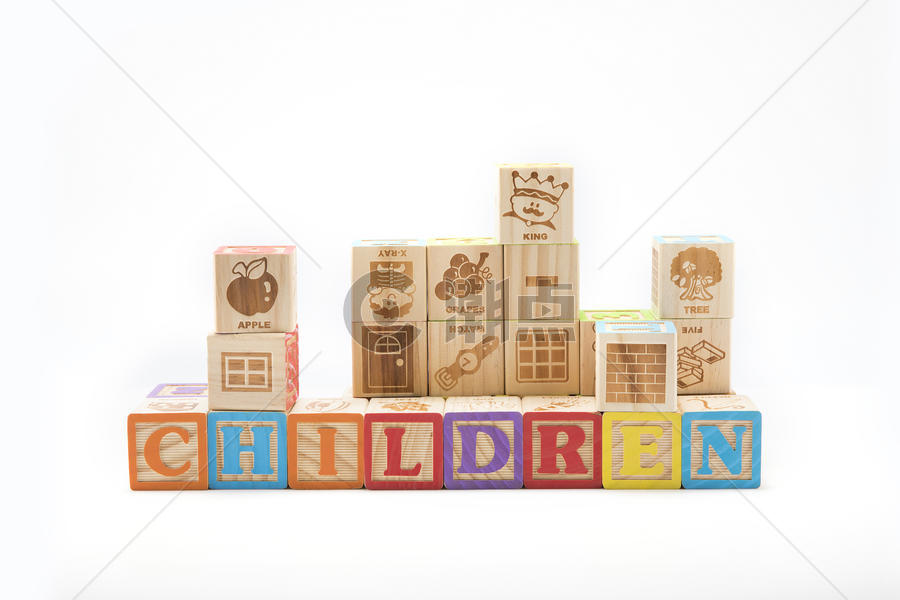 六一儿童节的积木图片素材免费下载