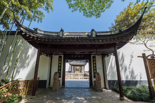 上海松江古典园林醉白池图片素材免费下载