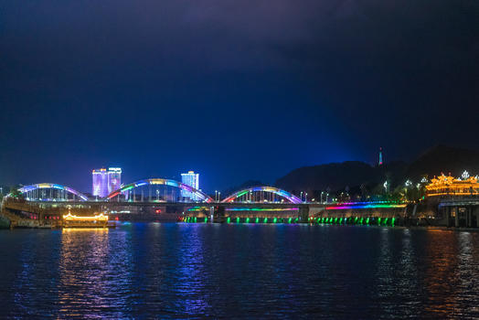 贵州黔东南剑河夜景图片素材免费下载