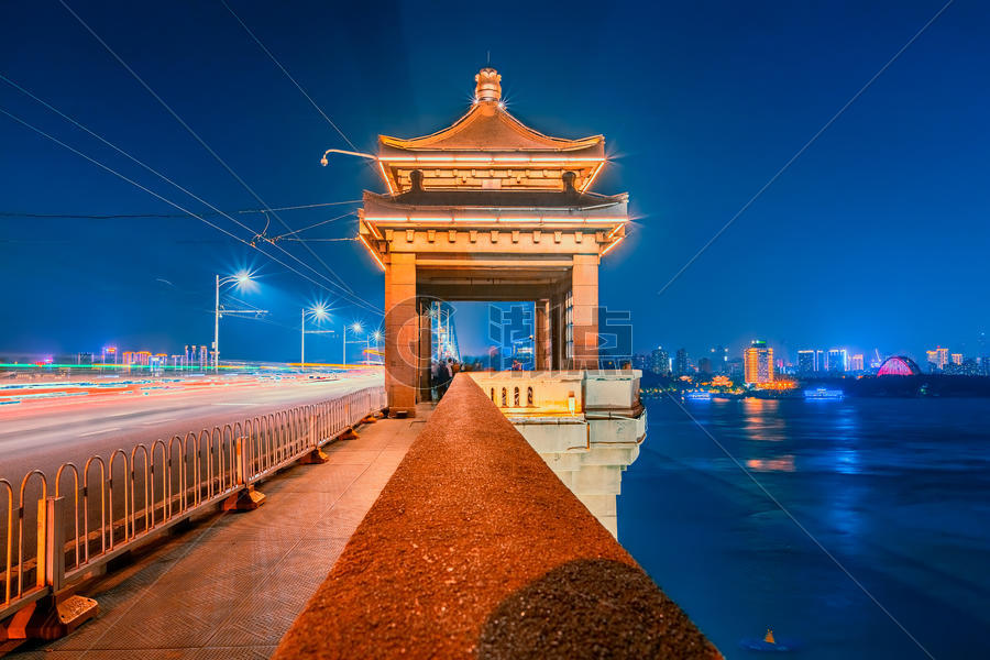 武汉长江大桥桥墩图片素材免费下载