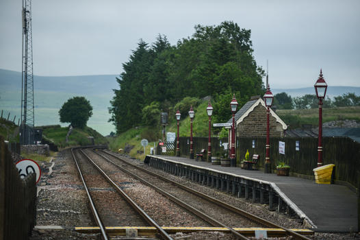 英国铁路火车站图片素材免费下载