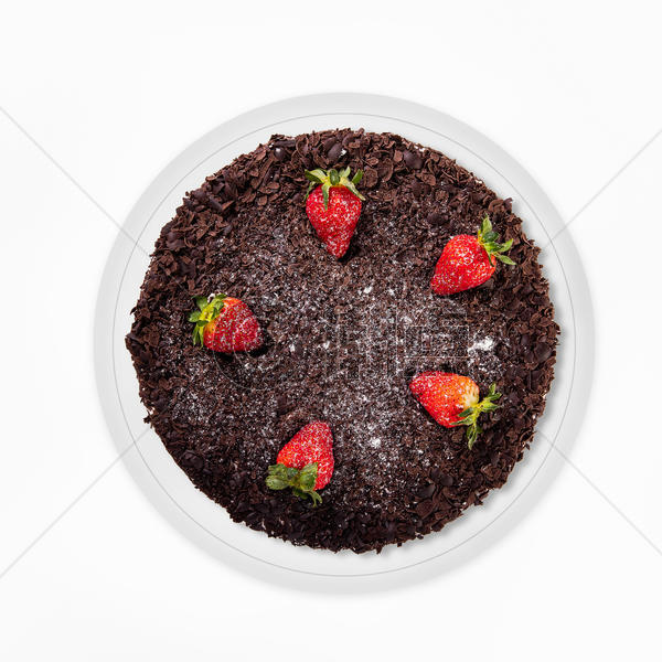 可可巧克力蛋糕图片素材免费下载