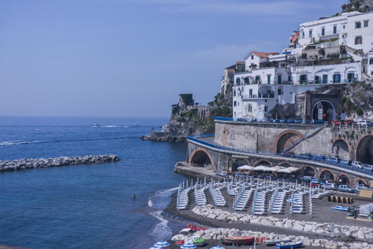 意大利阿玛尔菲海岸风光图片素材免费下载