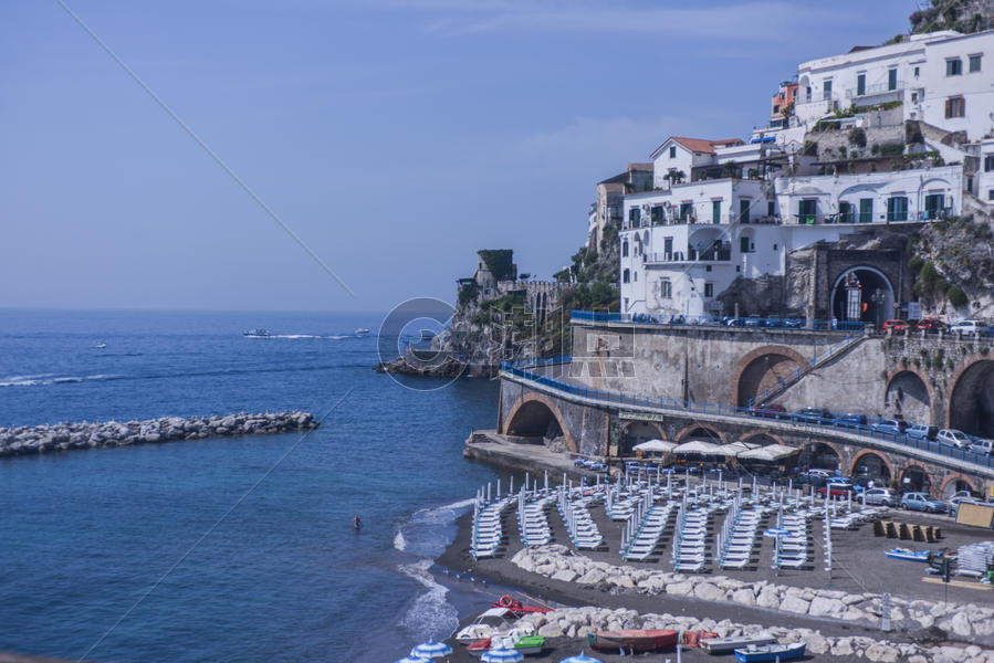 意大利阿玛尔菲海岸风光图片素材免费下载