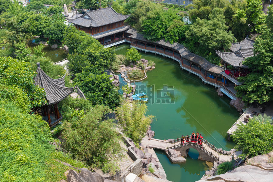 浙江温州五美景园图片素材免费下载
