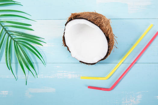 夏日椰子背景图片素材免费下载