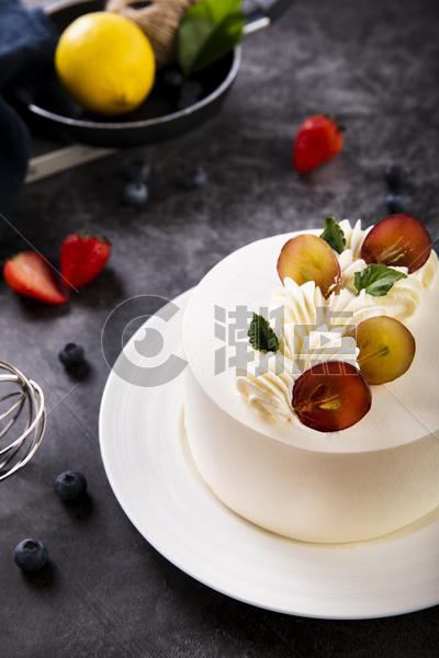 水果奶油蛋糕图片素材免费下载