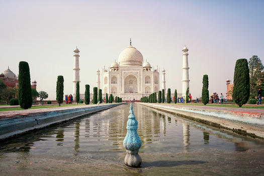 印度泰姬陵地标景点图片素材免费下载