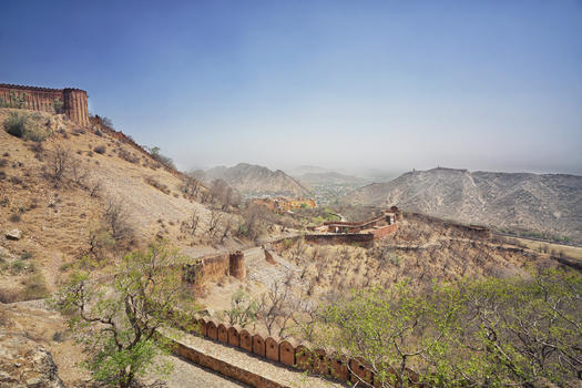 印度地标建筑琥珀堡图片素材免费下载