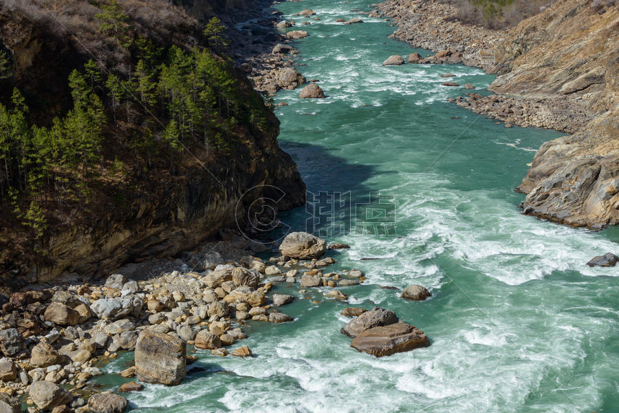 雅鲁藏布江大峡谷图片素材免费下载