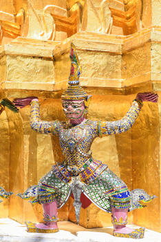 泰国曼谷大皇宫佛塔特写图片素材免费下载